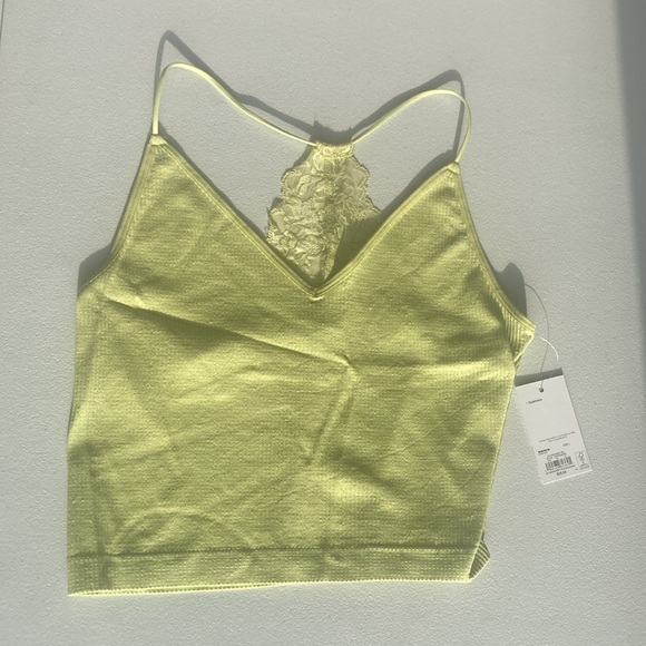 SO Tops - 3/$15 So seamless lace back ribbed top casual summer boho stretch party L jrs